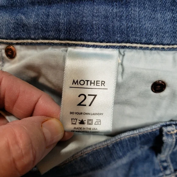 MOTHER Denim The Rascal Cuff Jeans Size 27 - Picture 7 of 10